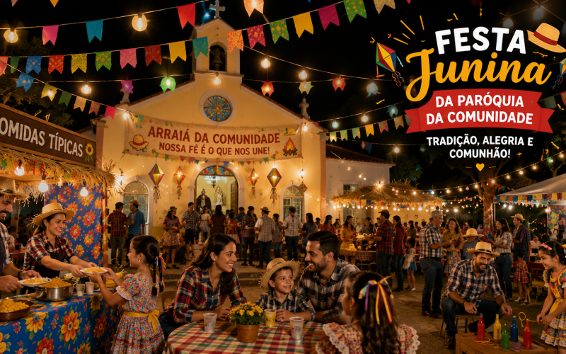 🎉 ARRAIÁ DE SANTA TERESINHA PROMETE UMA TARDE DE FÉ, ALEGRIA E TRADIÇÃO EM PELOTAS