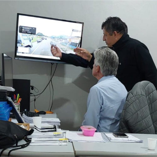 Conversa com o Secretário de Transportes e Trânsito para atualização de informações para a comunidade Três Vendas