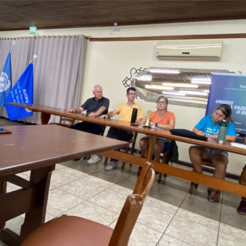 10° REUNIÃO ORDINÁRIA DO ANO ROTÁRIO 2025/2026 ACONTECEU NA CASA DA AMIZADE DE PELOTAS