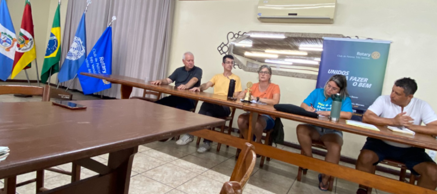 10° REUNIÃO ORDINÁRIA DO ANO ROTÁRIO 2025/2026 ACONTECEU NA CASA DA AMIZADE DE PELOTAS
